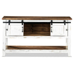 Pueblo Sofa Table - Weathered White