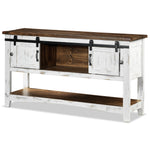 Pueblo Sofa Table - Weathered White