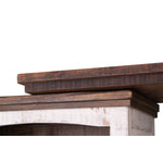 Pueblo 4-Piece Entertainment Wall Unit - Weathered White