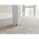 Gladiator Hammered White 6' Adjustable Height Hardwood Workbench - GAWB06HWGW