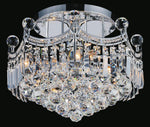 Amanda 6 Light Flush Mount - Chrome