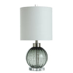 Murano 25" Table Lamp - Grey Glass