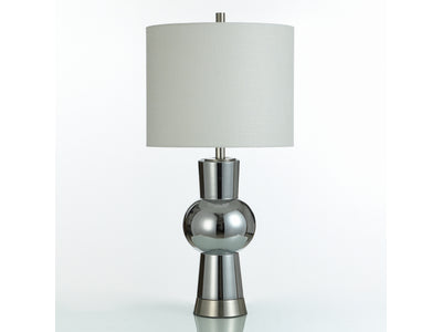 Daphne 30" Table Lamp - Chrome and Brushed Nickel