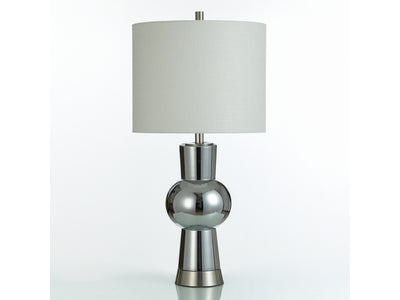 Luna 30" Table Lamp - Chrome and Brushed Nickel