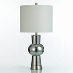 Luna 30" Table Lamp - Chrome and Brushed Nickel