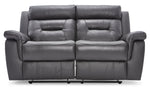 Mathile Reclining Loveseat - Grey