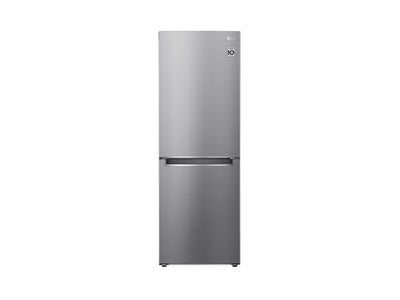 LG Platinum Silver 24" Counter Depth Two-Door Bottom Mount Refrigerator with Multi Air-Flow Technology (10.8 Cu.Ft) - LRDNC1004V