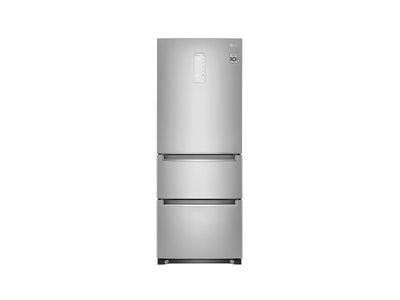LG Platinum Silver 27" Specialty Food (Kimchi & Sushi) Three-Door Refrigerator with Convertible Freezer/Fridge Main Compartment (11.7 Cu.Ft) - LRKNS1205V
