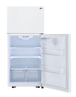 LG 30" 20 Cu. Ft. White Top-Freezer Refrigerator - LTCS20020W