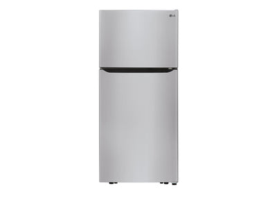 LG Stainless Steel 30” Top Mount Refrigerator (20 Cu.Ft.) - LTCS20020S