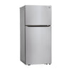 LG Stainless Steel 30” Top Mount Refrigerator (20 Cu.Ft.) - LTCS20020S