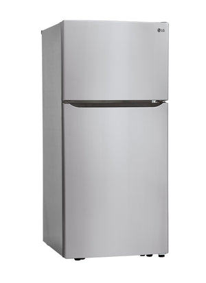 LG Stainless Steel 30” Top Mount Refrigerator (20 Cu.Ft.) - LTCS20020S