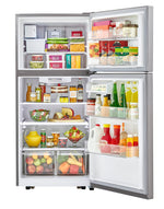 LG Stainless Steel Top Mount Refrigerator (20 Cu. Ft.) - LTCS20040S