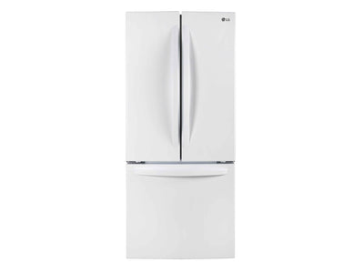 LG 30" White French Door Refrigerator (22 cu. ft.) - LRFNS2200W