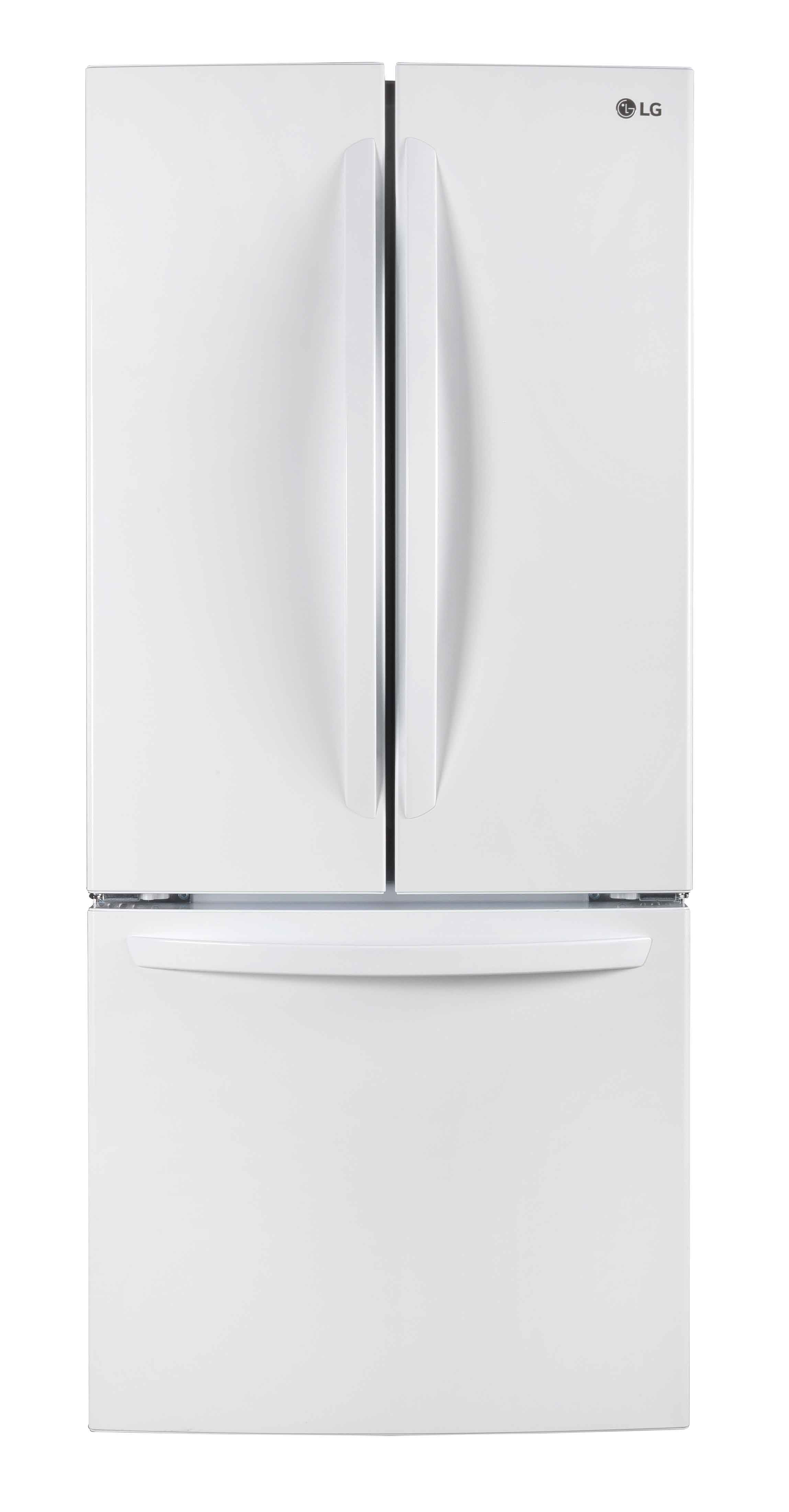 LG 30" 22 Cu. Ft. White French Door Refrigerator - LRFNS2200W