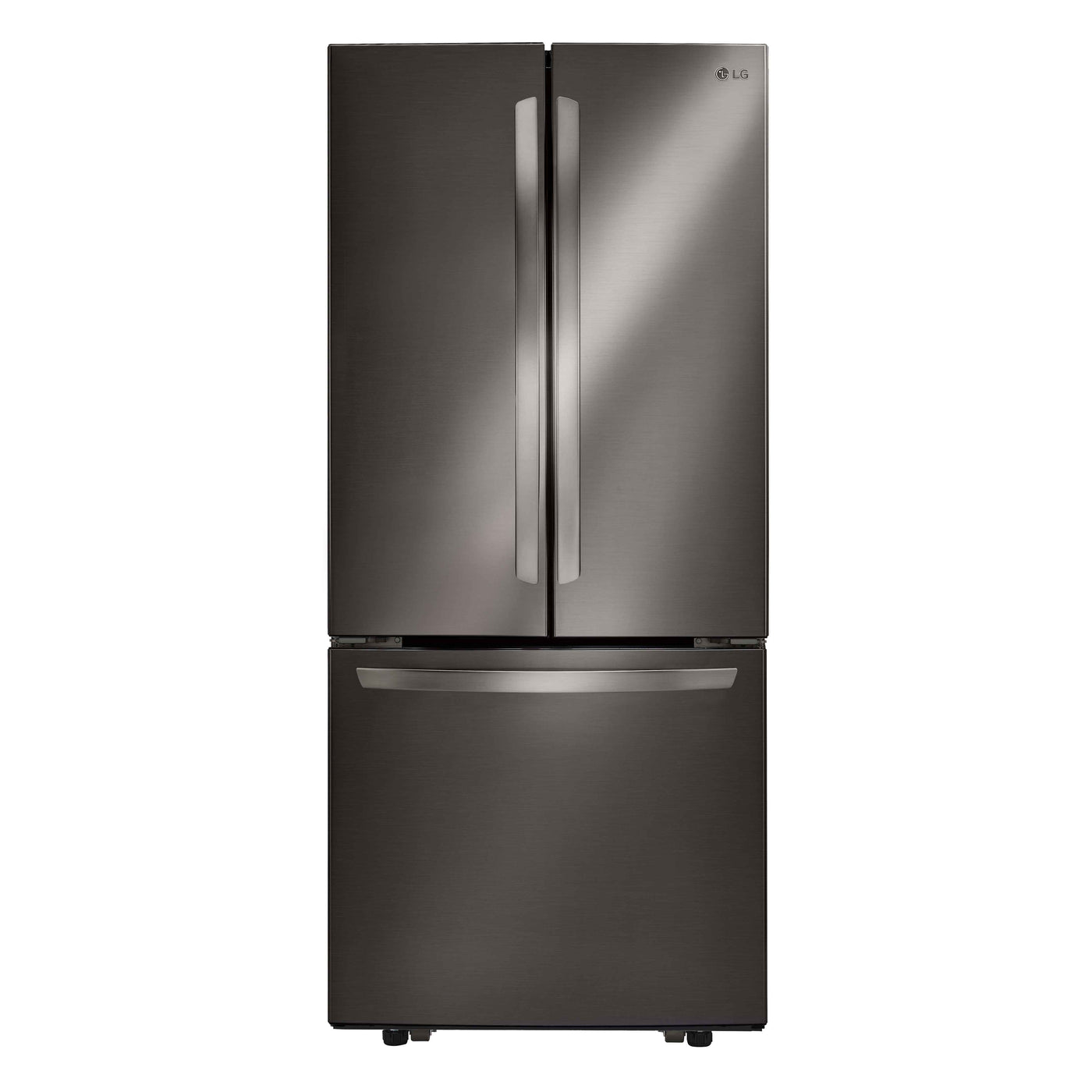 LG 30" Black Stainless Steel French Door Refrigerator (22 cu. ft.) - LRFNS2200D