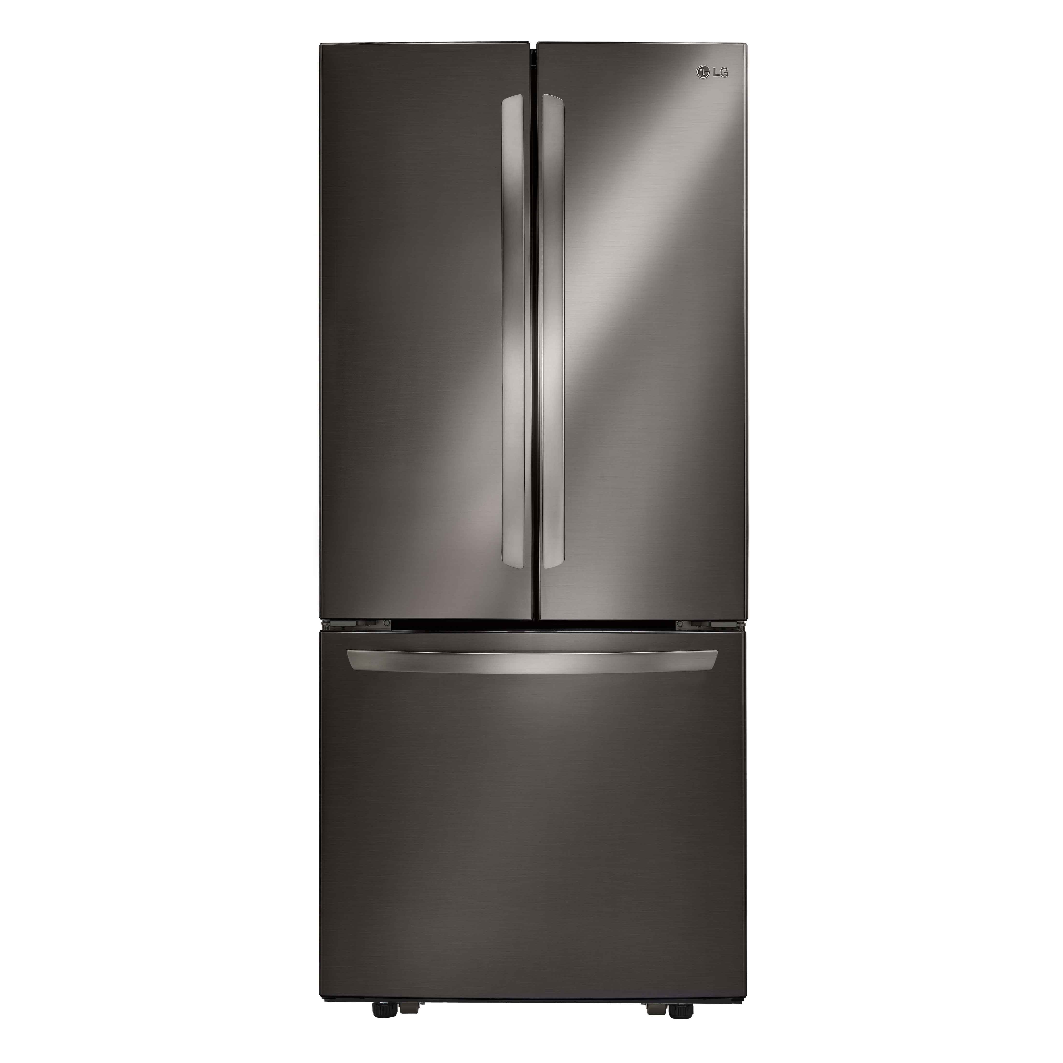 LG 30" 22 Cu. Ft. Black Stainless Steel French Door Refrigerator - LRFNS2200D
