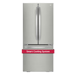 LG 30" 22 Cu. Ft. Smudge Resistant Stainless Steel French Door Refrigerator - LRFNS2200S--