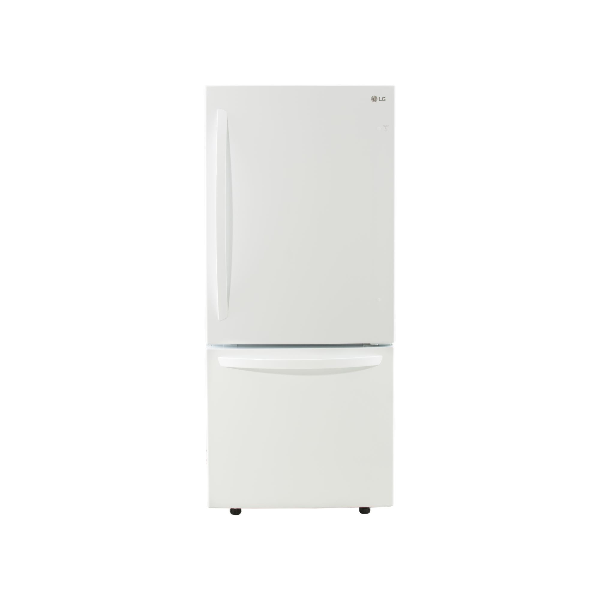 LG 30" 22.1 Cu. Ft. White Bottom-Freezer Refrigerator - LRDNS2200W