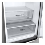 LG 24" 12 Cu. Ft. Platinum Silver Counter-Depth Bottom-Freezer Refrigerator with DoorCooling+ - LBNC12231V