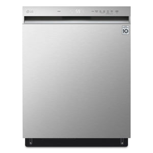 LG Stainless Steel Built-In Front Control Dishwasher with QuadWash® and EasyRack® Plus - LDFN3432T
