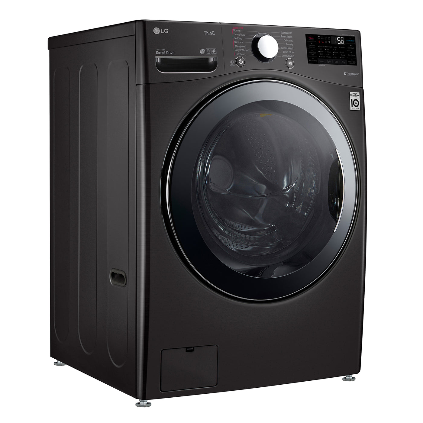 LG Black Steel Smart WiFi Enabled AllInOne Washer/Dryer with