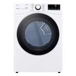 LG White Smart Wi-Fi Enabled Front Load Electric Dryer with Built-In AI (7.4 Cu. Ft.) - DLE3600W