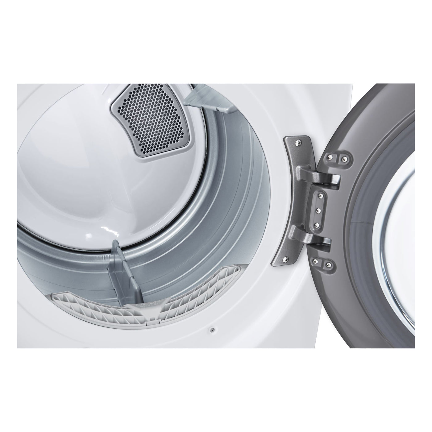 LG White Smart Wi-Fi Enabled Front Load Electric Dryer with Built-In AI (7.4 Cu. Ft.) - DLE3600W