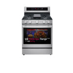 LG Smudge Resistant Stainless Steel True Convection InstaView™ Gas Range with Air Fry and Wi-Fi Enabled (5.8 Cu.Ft) - LRGL5825F