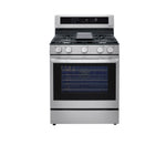 LG Smudge Resistant Stainless Steel True Convection InstaView™ Gas Range with Air Fry and Wi-Fi Enabled (5.8 Cu.Ft) - LRGL5825F