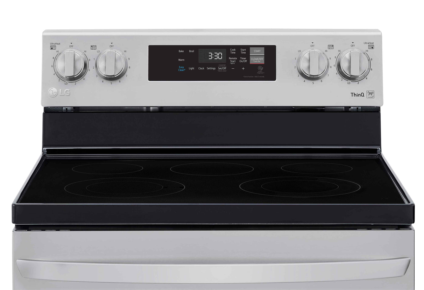 LG Stainless Steel 6.3 cu ft. Electric ThinQ® Range with EasyClean -LREL6321S