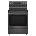 LG Black Stainless Steel 6.3 cu ft. Electric ThinQ® InstaView™ Range with Air Fry and True Convection- LREL6325D