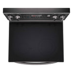 LG Black Stainless Steel 6.3 cu ft. Electric ThinQ® InstaView™ Range with Air Fry and True Convection- LREL6325D