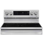 LG Smudge Resistant Stainless Steel 6.3 cu ft. Electric ThinQ® InstaView™ Range with Air Fry and True Convection- LREL6325F