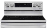 LG Smudge Resistant Stainless Steel 6.3 cu ft. Electric ThinQ® InstaView™ Range with Air Fry and True Convection- LREL6325F