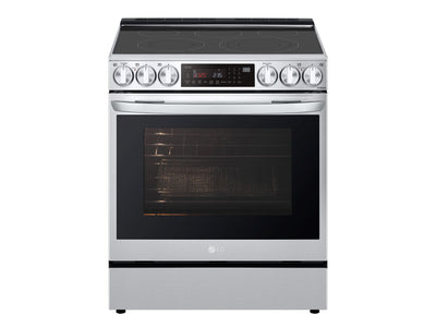 LG Smudge-Resistant Stainless Steel Smart Wi-Fi Enabled ProBake Convection® InstaView™ Electric Slide-in Range with AirFry (6.3 Cu.Ft) - LSEL6335F