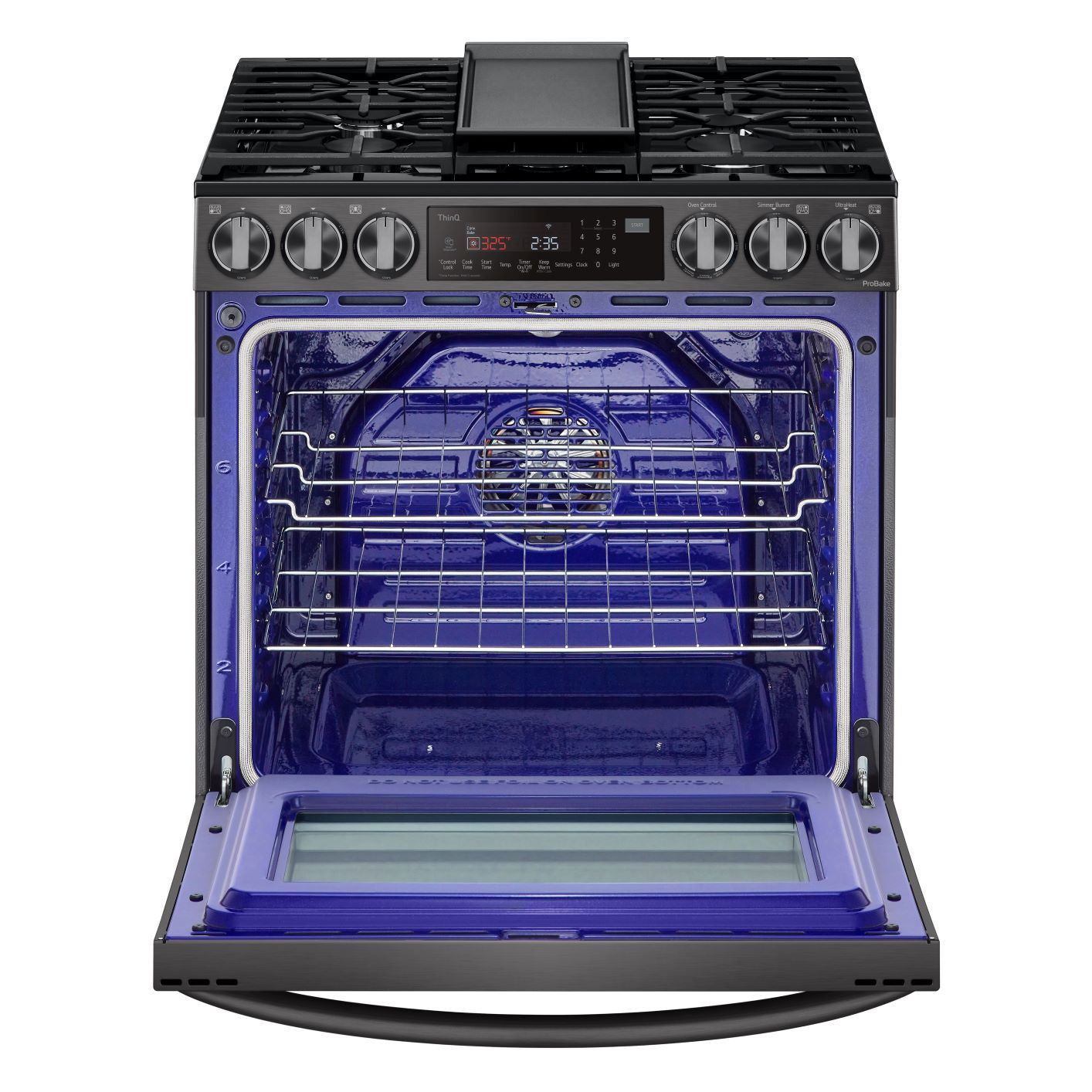 LG Black Stainless Steel Smart Wi-Fi Enabled ProBake