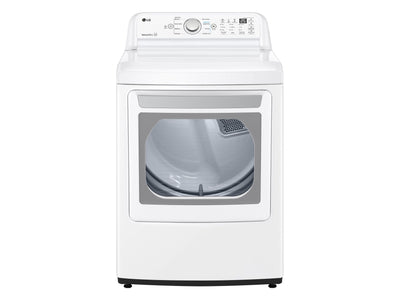 LG White Electric Dryer with Sensor Dry (7.3 Cu. Ft.) - DLE7150W