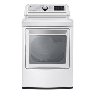 LG White Electric Dryer with TurboSteam® (7.3 Cu. Ft.) - DLEX7250W