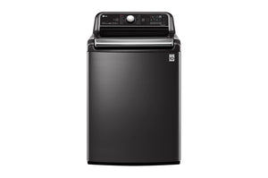 LG Black Steel Smart Wi-Fi Enabled Top Load Washer with TurboWash3D™ Technology (6.3 Cu.Ft.) - WT7900HBA