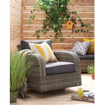 Marco Outdoor Swivel Chair - Grey