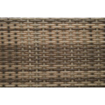 Caribe 2-Piece Outdoor Sectional and Ottoman - Grey