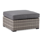 Caribe 2-Piece Outdoor Sectional and Ottoman - Grey