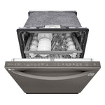 LG Black Stainless Steel Top Control Dishwasher with QuadWash® and 3rd Rack - LDT5678BD