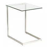 Zenn 15.75" Accent Table - Stainless Steel