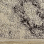 Mirza Marble Profile Area Rug - 5' X 8' - Cream/Grey