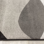 Paladin 6'7" X 9'6" Drifts Rug - Black Grey  Area Rug