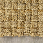 Jute 5'3" X 7'7" Basketweave Rug - Beige  Area Rug