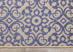 Camby 7'10" X 10'6" Indoor/Outdoor Elaborate Rug - Blue Beige  Area Rug