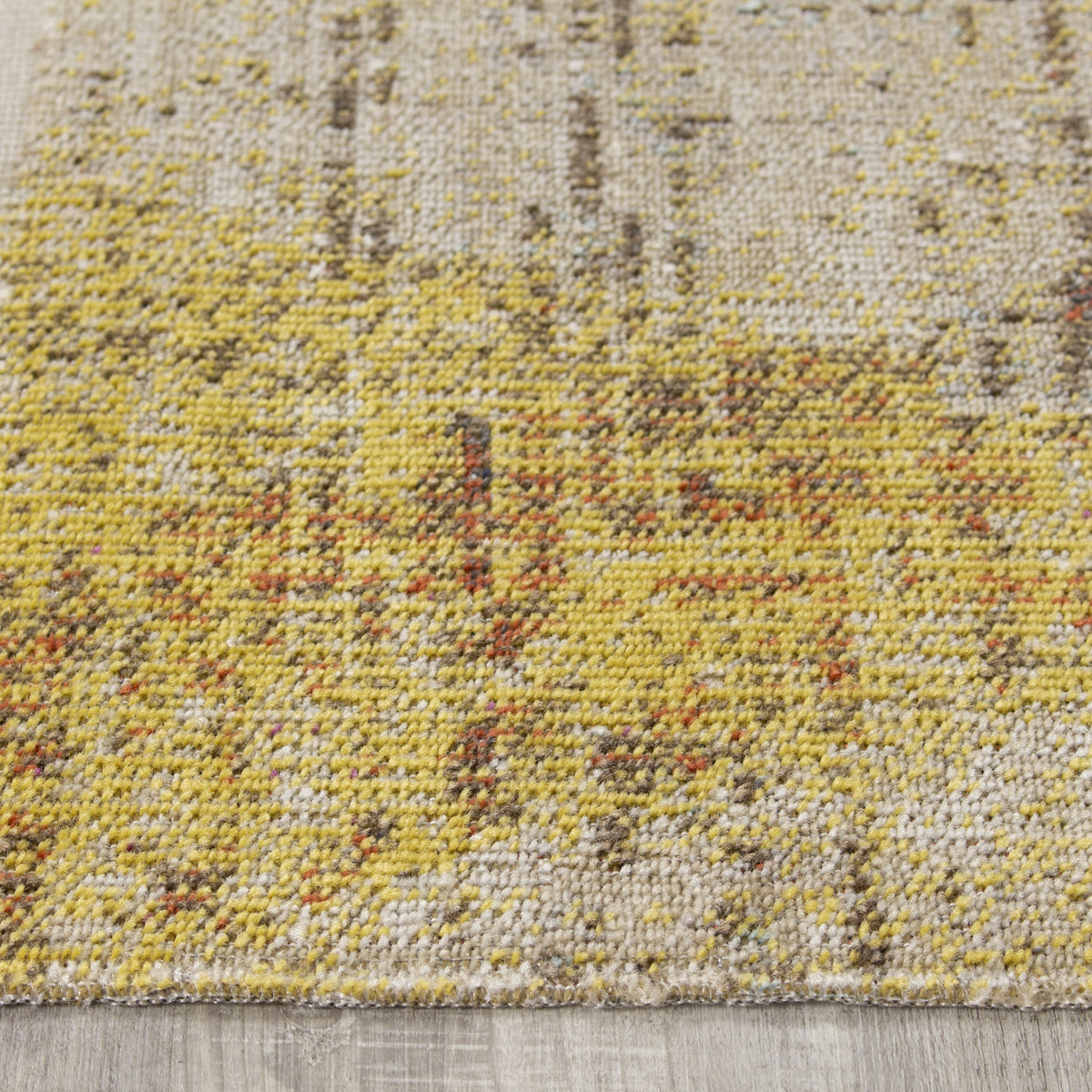 Zara 7'10" X 10'6" Indoor/Outdoor Superimposed Triangles Rug - Black Yellow  Area Rug